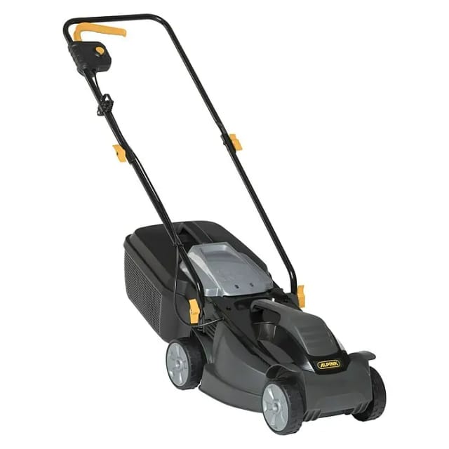 Alpina Bl 320 E Elektro-rasenmäher, 1000 W Motor, 32 Cm Schnittbreite, 25-liter Fangkorb, Ohne Antrieb