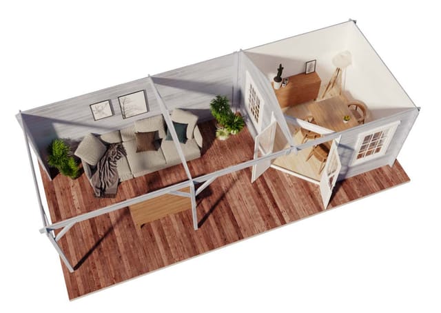 Alpholz Gartenhaus Mississippi Gartenhaus Aus Holz, Holzhaus Mit 34 Mm Wandstärke Inklusive Terrasse, Blockbohlenhaus Mit Montagematerial