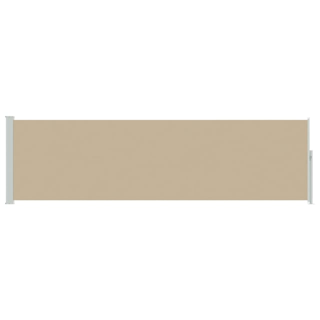 Ausziehbares Seitenmarkise Beige 500 X 117 Cm Polyester Vidaxl