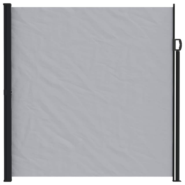 Ausziehbares Seitenmarkise Grau 500 X 220 Cm Polyester Vidaxl