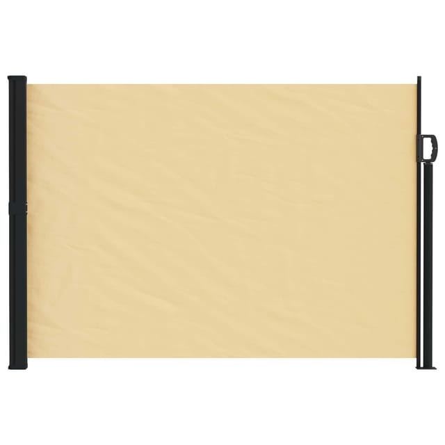 Ausziehbares Seitenmarkise Sand 600 X 160 Cm Polyester Vidaxl