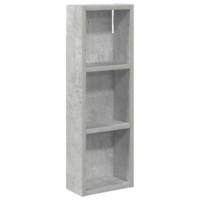 Badezimmer-wandschrank Mit Regal Betongrau 20 X 10 X 60,5 Cm Vidaxl