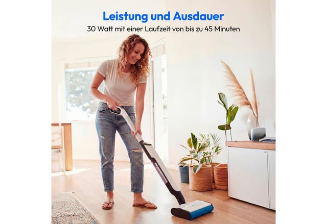 Kabelloser Bodenreiniger - Medion Md100102 - H11 30 W - Motorisierte Bürste Für Harte Böden