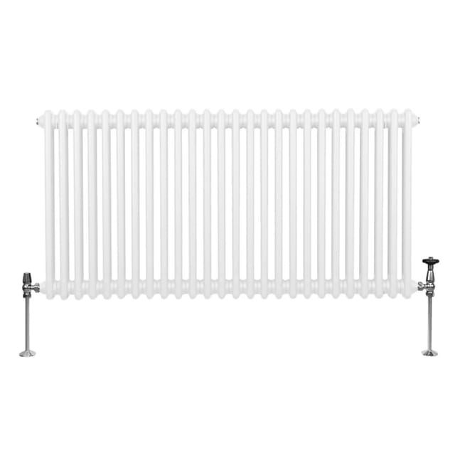 Monstershop Traditioneller 2 Spalten Heizkörper 600 x 1192 mm Weiß