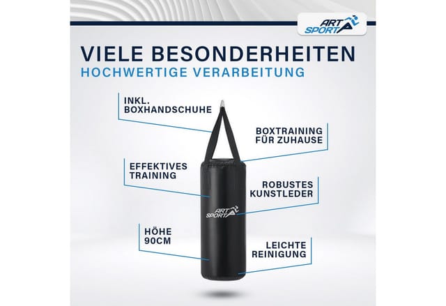 ArtSport Boxsack Set 10kg Inkl. Zubehör