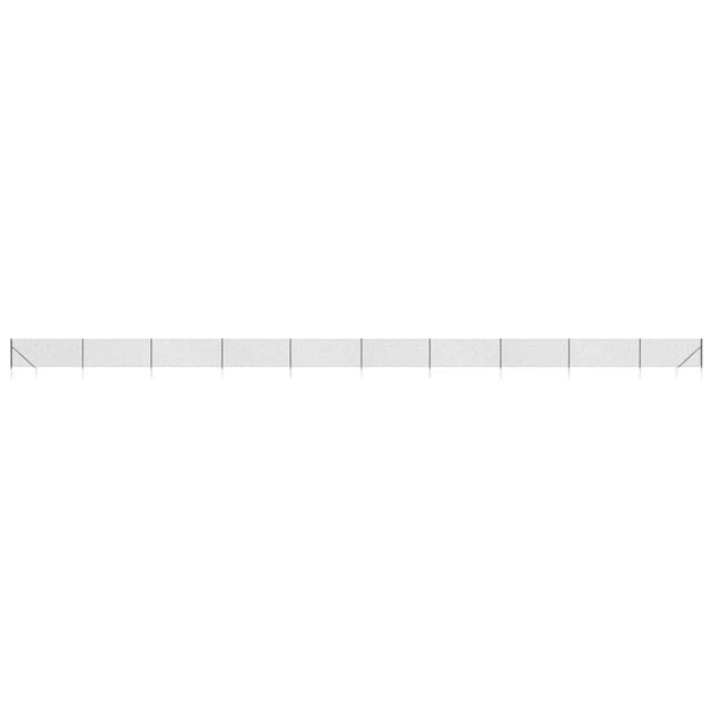 vidaXL Maschendrahtzaun mit Bodenhülsen Anthrazit 1,1x25 m 153978