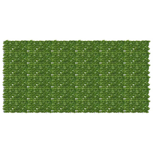 vidaXL Balkonsichtschutz mit Blättern Grün und Gelb 300 x 150 cm 42040648