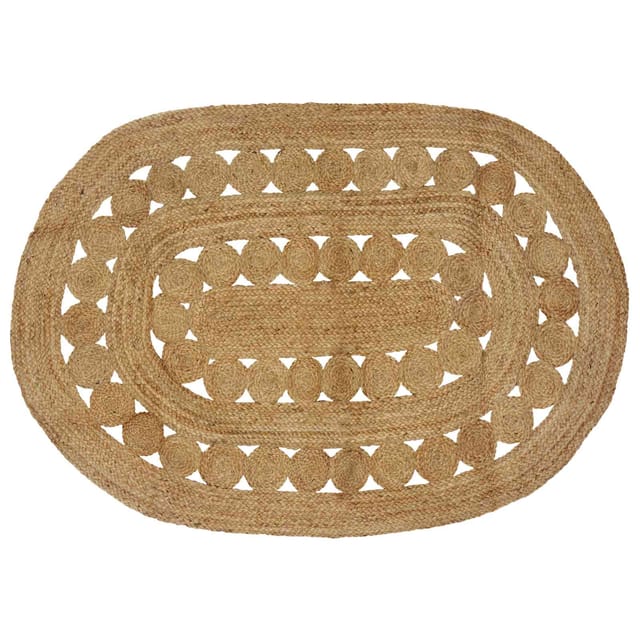 vidaXL Teppich Braun 122 x 183 cm Jute 42010811
