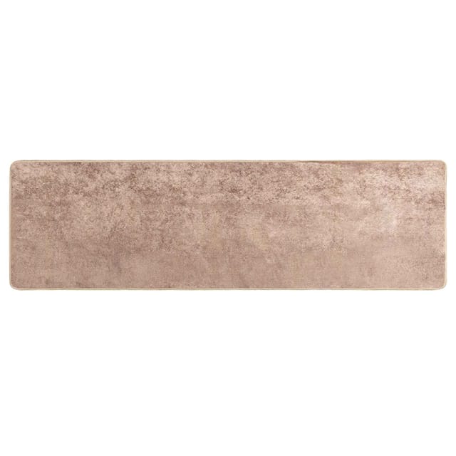 vidaXL Teppichläufer MARSA Sand 50 x 200 cm Polyester und PVC 42023104