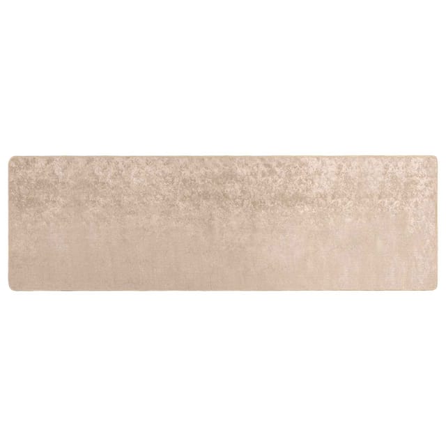 vidaXL Teppichläufer MARSA Beige 80 x 250 cm Polyester und PVC 42023084