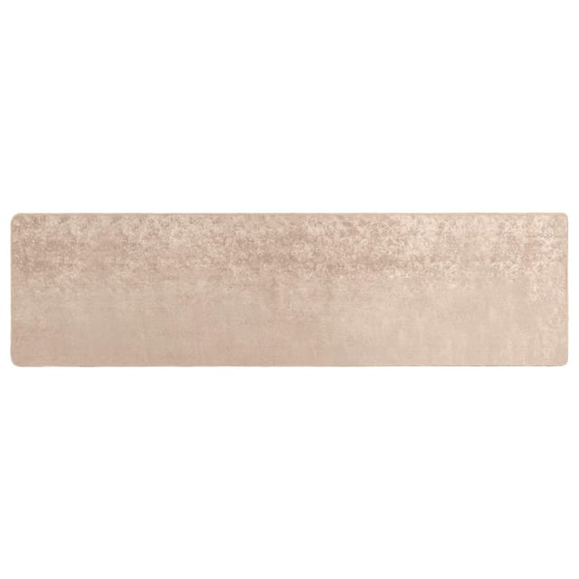 vidaXL Teppichläufer MARSA Beige 80 x 350 cm Polyester und PVC 42023086