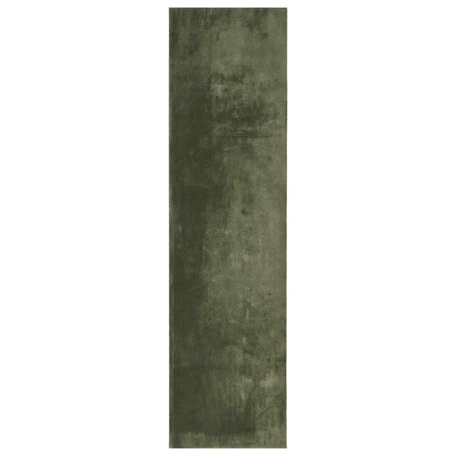 vidaXL Mittlerer Flor Weicher und Waschbarer Teppich HUARTE Waldgrün 42022508