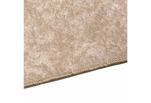 vidaXL Teppichläufer MARSA Beige 100 x 100 cm Polyester und PVC 42023089