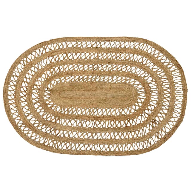 vidaXL Teppich Braun 122 x 183 cm Jute 42010815