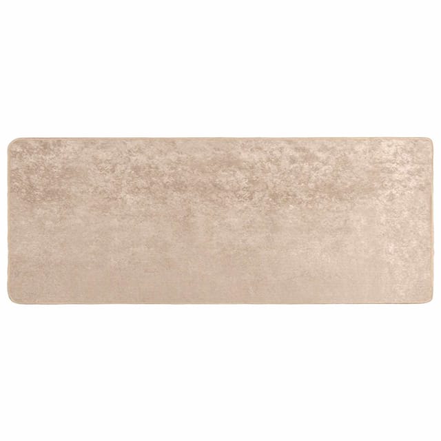 vidaXL Teppichläufer MARSA Beige 80 x 200 cm Polyester und PVC 42023083