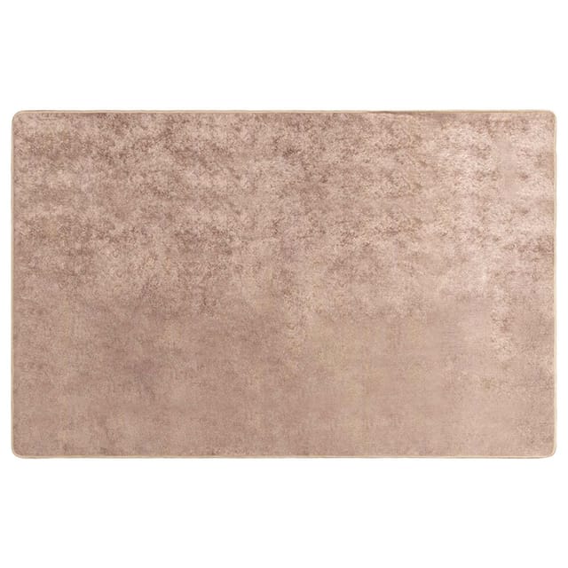 vidaXL Teppichläufer MARSA Sand 120 x 170 cm Polyester und PVC 42023126