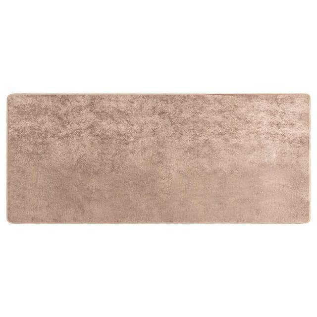 vidaXL Teppichläufer MARSA Sand 100 x 200 cm Polyester und PVC 42023120