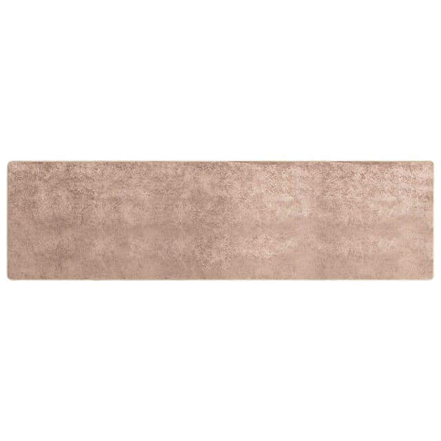 vidaXL Teppichläufer MARSA Sand 100 x 400 cm Polyester und PVC 42023124