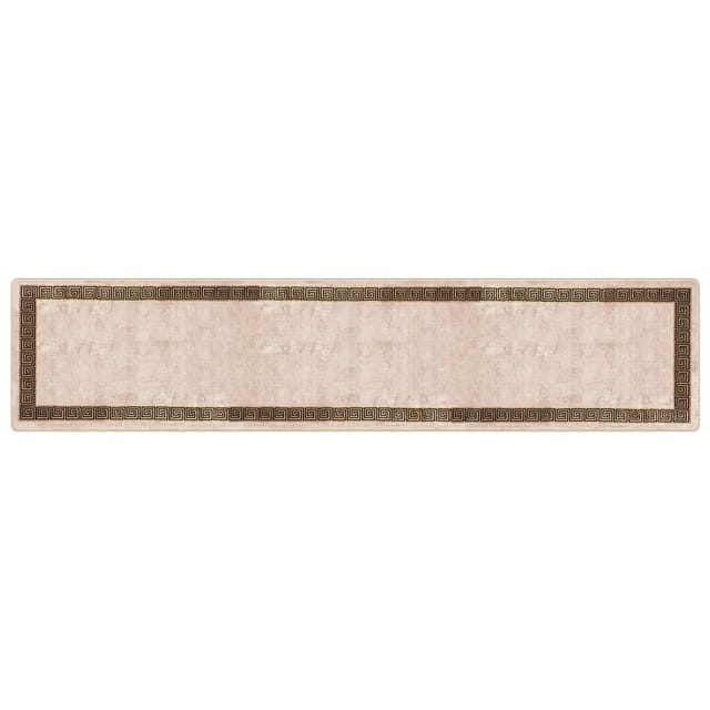 vidaXL Teppichläufer MARSA Schwarz 100 x 450 cm Polyester und PVC 42023343