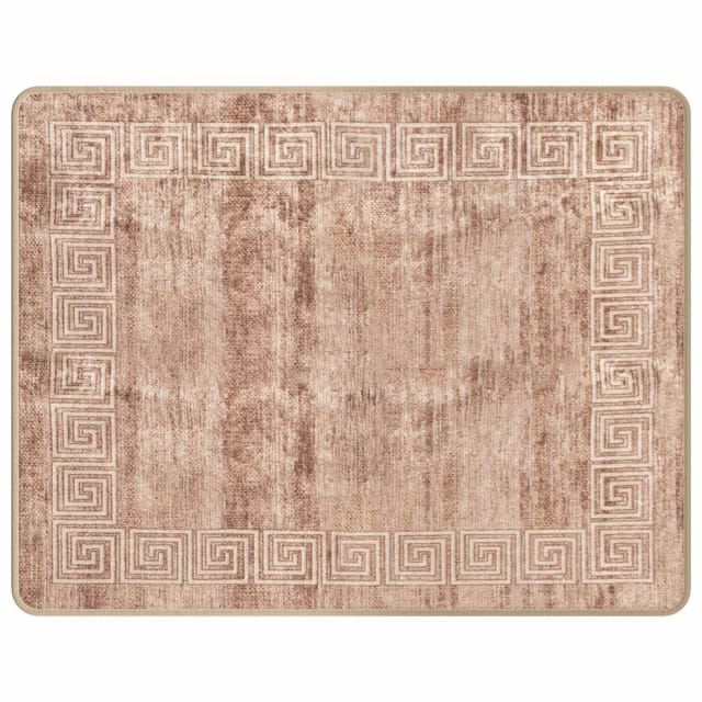 vidaXL Teppichläufer MARSA Weiß 80 x 100 cm Polyester und PVC 42023308