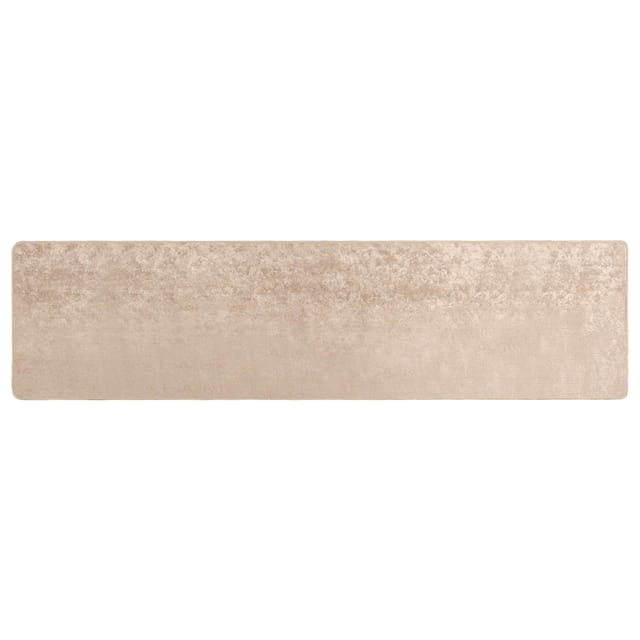 vidaXL Teppichläufer MARSA Beige 80 x 400 cm Polyester und PVC 42023087