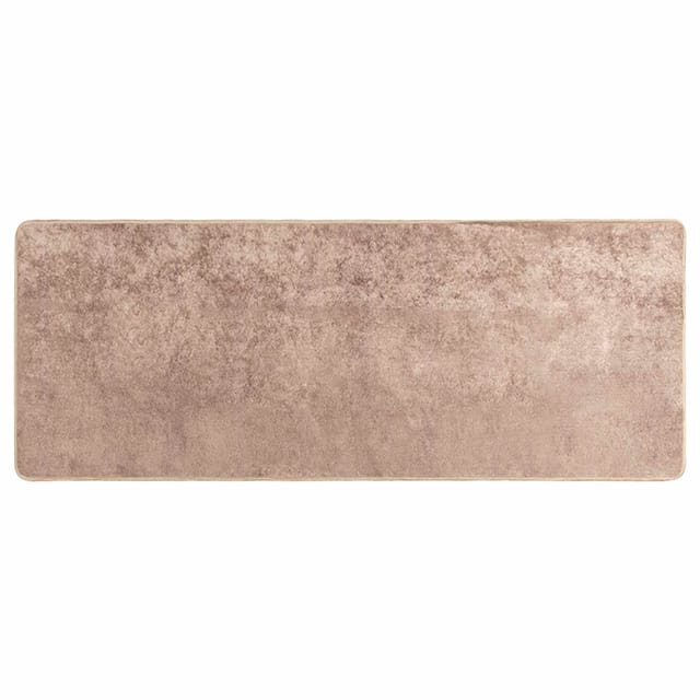 vidaXL Teppichläufer MARSA Sand 80 x 200 cm Polyester und PVC 42023112