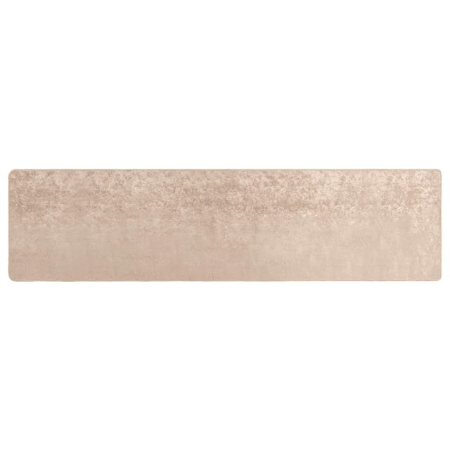 vidaXL Teppichläufer MARSA Beige 50 x 250 cm Polyester und PVC 42023076