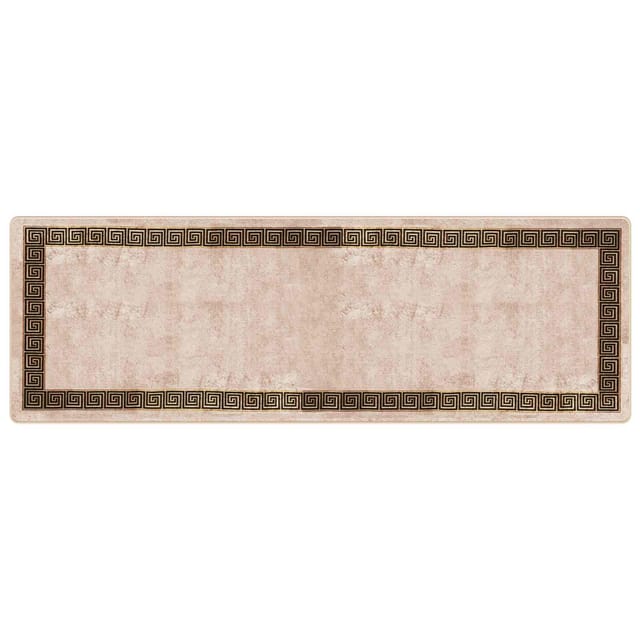 vidaXL Teppichläufer MARSA Schwarz 100 x 300 cm Polyester und PVC 42023340
