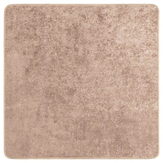 vidaXL Teppichläufer MARSA Sand 100 x 100 cm Polyester und PVC 42023118