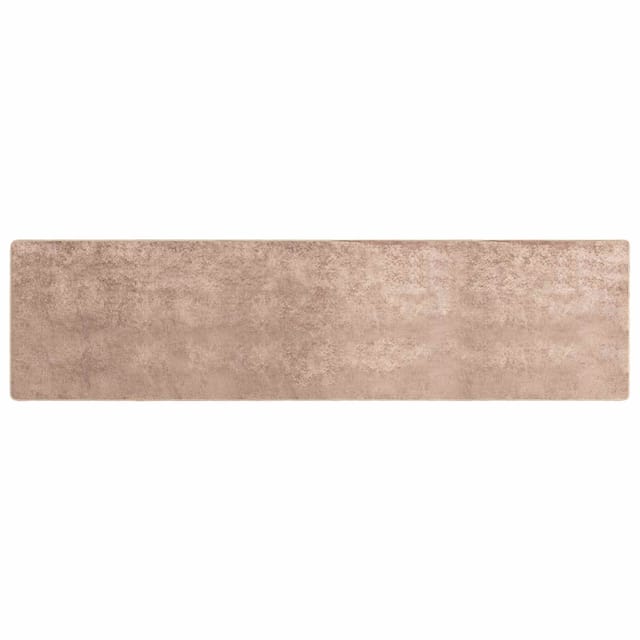 vidaXL Teppichläufer MARSA Sand 50 x 450 cm Polyester und PVC 42023109