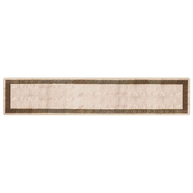 vidaXL Teppichläufer MARSA Schwarz 80 x 400 cm Polyester und PVC 42023334