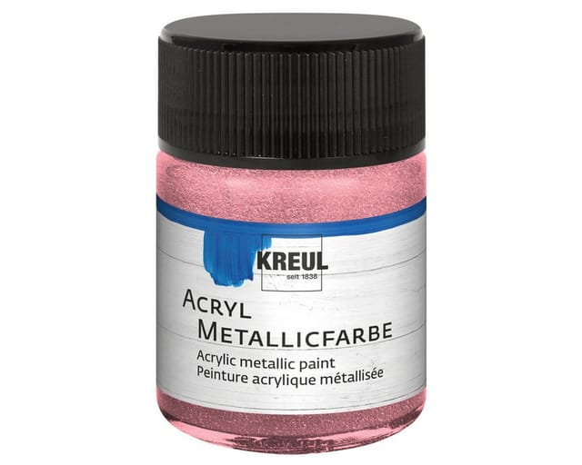 Kreul Acryl Farbe Metallic Rosa 50 ml