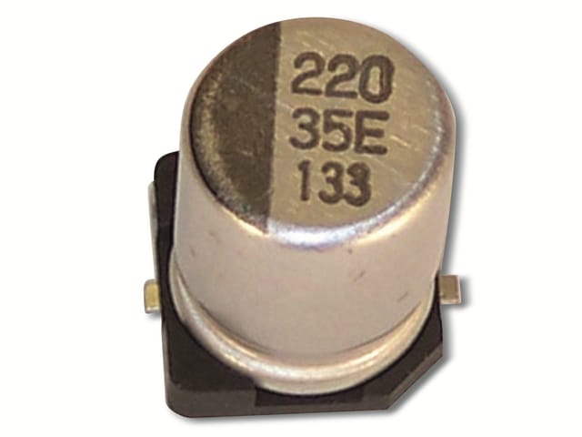 TEAPO SMD-Alu-Elko 100µF, 6,3V, 105°C, 5x5,4mm, VEV107M6R3S0ANG03K