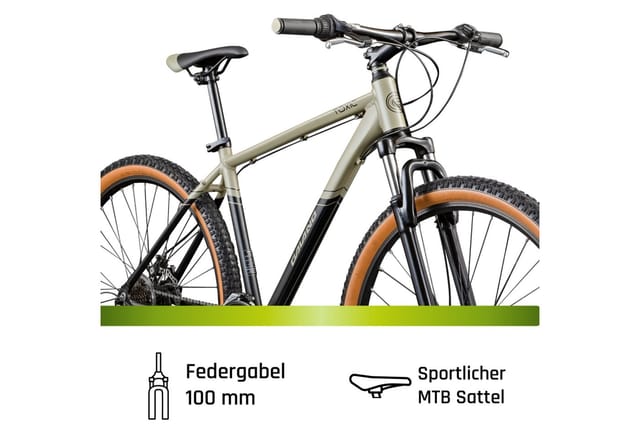 Galano Toxic Mountainbike 29 Zoll schwarz/beige 48 cm