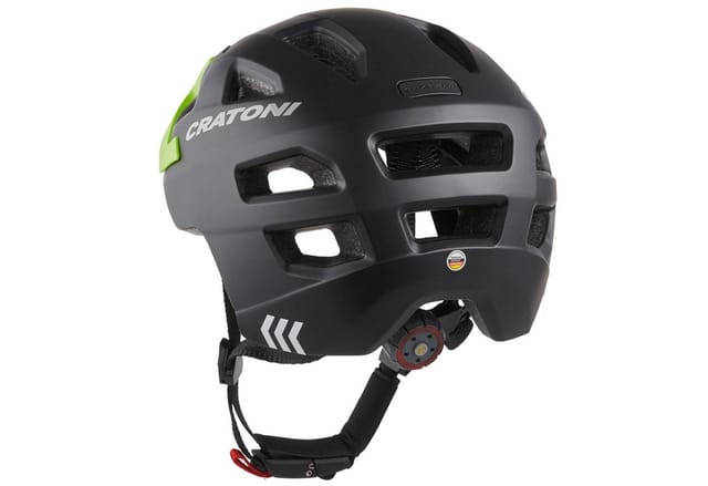 Cratoni Fahrradhelm Maxster PRO #21 matt schwarz/lime
