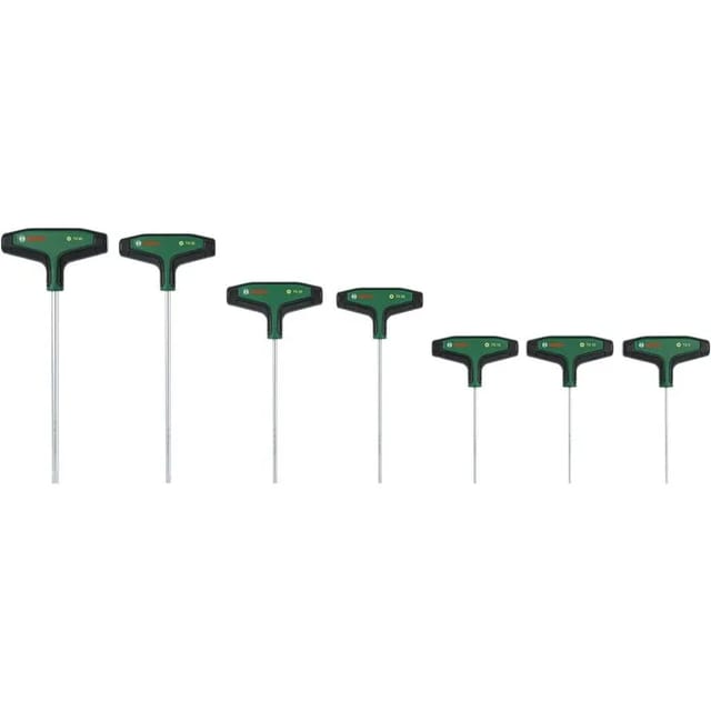 7-teiliges Bosch Schraubendreher-set - T-griff Torx