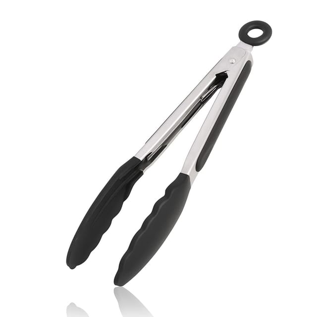 Multifunktionale Servierzange Aus Edelstahl Für Die Küche, Ideal Zum Grillen, Für Salate Und Grillfleisch, Mit Ergonomischen Griffen.