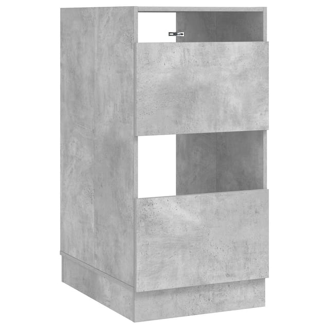 Wäscheschrank Mit Speicher Mit Tür Beton Holzwerkstoff Vidaxl