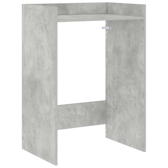 Waschmaschinen-schrank Beton 67,5 X 48 X 97 Cm Holzwerkstoff Vidaxl