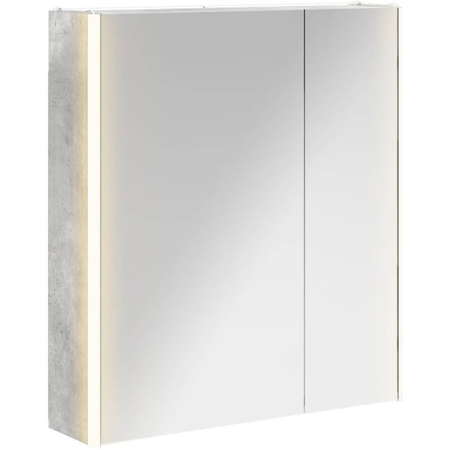 Badezimmerspiegelschrank Beton Grau 63,5 X 15,5 X 70 Cm Vidaxl