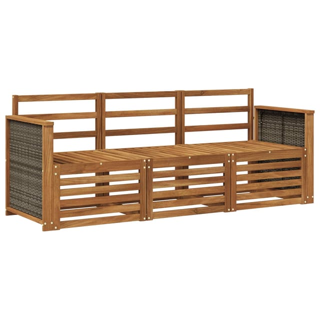 Sofagarnituren 3 Pcs Massivholz Akazie Vidaxl