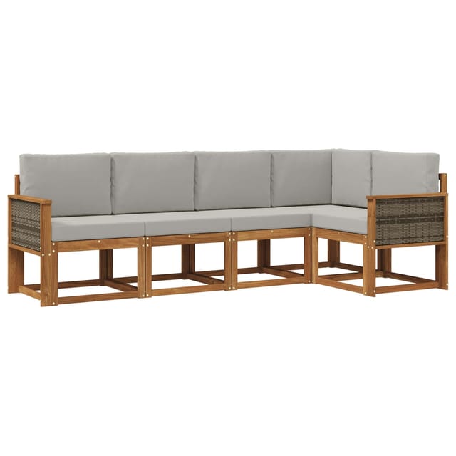 Outdoor-sofagarnitur 4 Pcs Vidaxl