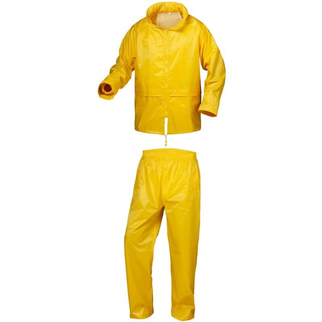 Gr .3xl (66/68) Sonderborg Regenset Gelb Sonderborg Rain Set Withjacket And