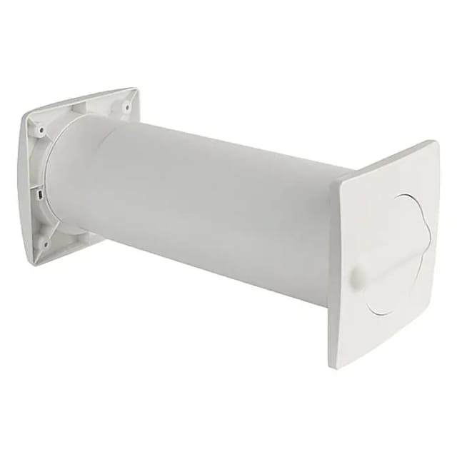 Quellmalz - Wallair N37216 Energiespar-mauerkasten Kunststoff Passend Für Rohr-durchmesser: 125 Mm