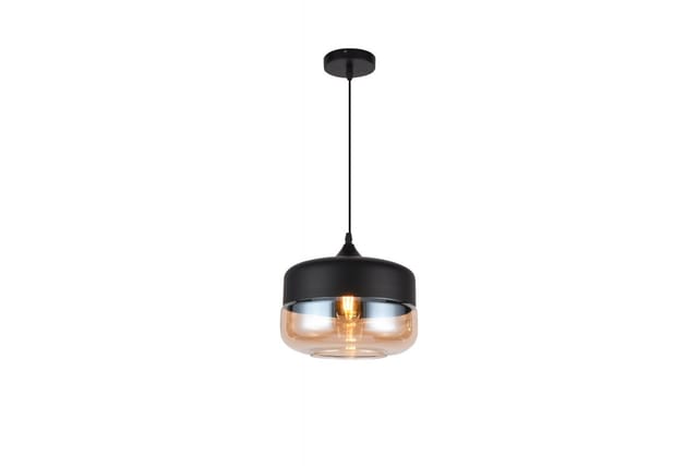 Schwarze Deckenleuchte "lender 2" 240v E27 Ø 25 Cm