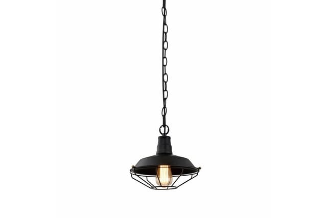 Schwarze Deckenleuchte "lars" 240v E27 Ø 26 Cm