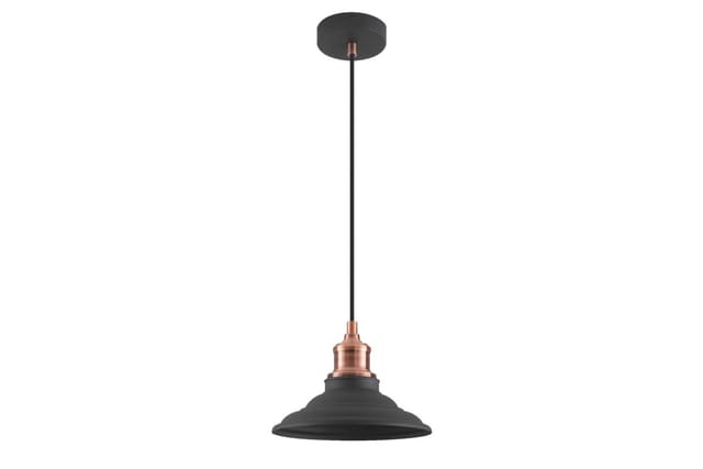 Deckenleuchte "loret" 240v E27 Ø 20,5 Cm Schwarz