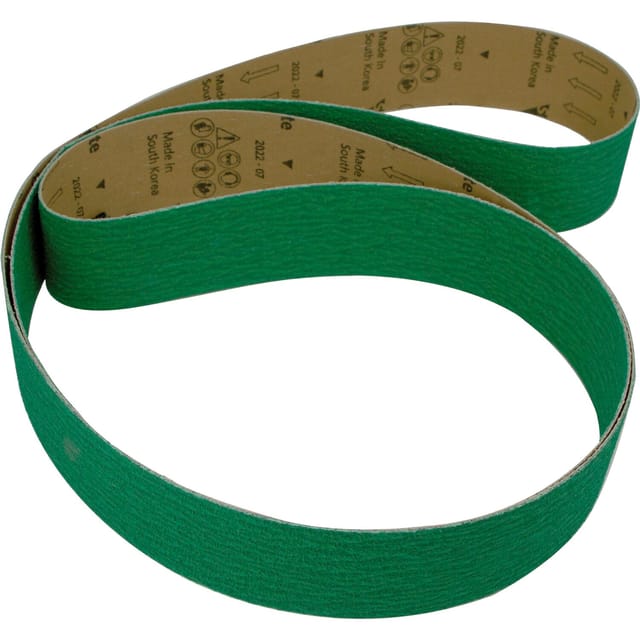 Sia Schleifband Set 75 X 2000 Korn 60 - Schleifpapier Für Metall, Grün - 10 Stück