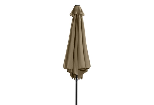 Derby Sonnenschirm / Kurbelschirm "basic Lift Neo 300", Ø 300 Cm, Greige, Bezug Aus 100% Polyester, Gestell Aus Aluminium, 28,5 Kg Sonnenschirm / Kurbelschirm "basic Lift Neo 300", Greige, Ø 300 Cm