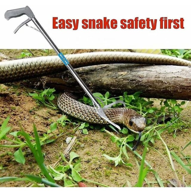 Pinze Pieghevoli Per Serpenti Da 1 M, Asta Per Catturare Rettili, Pinze Pieghevoli, Pinze Per Serpenti A Mascella Larga, Strumento Di Controllo Dei Serpenti In Acciaio Inossidabile